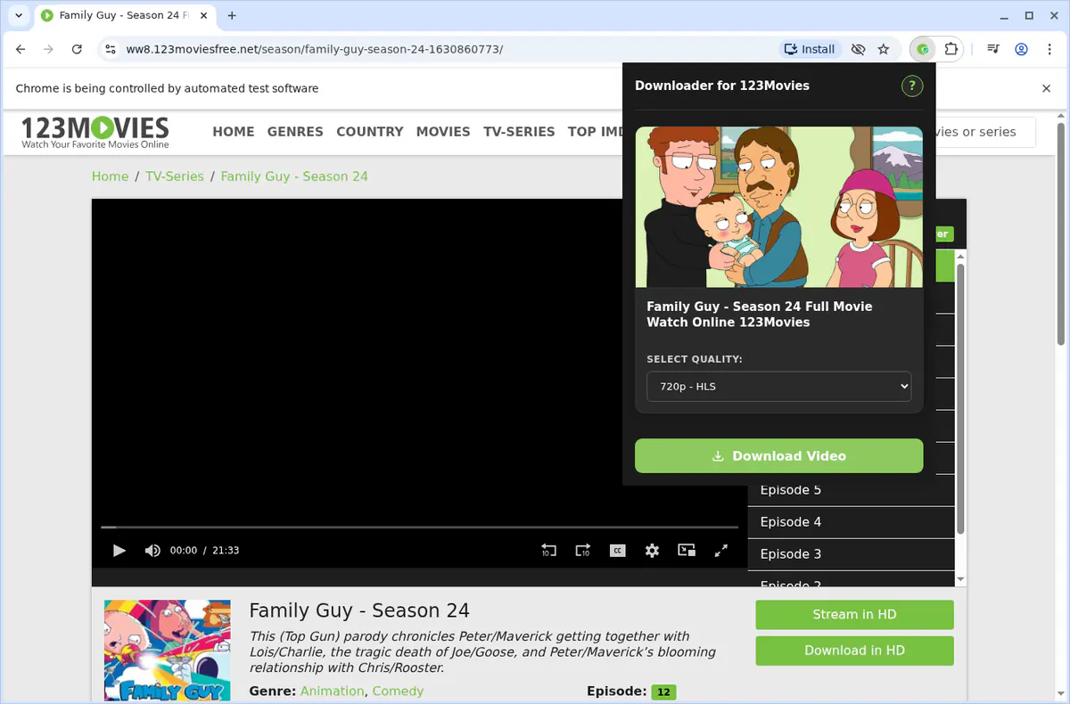 123movies Video Downloader screenshot 4